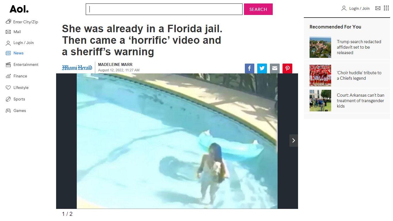 She was already in a Florida jail. Then came a ‘horrific’ video and a ...